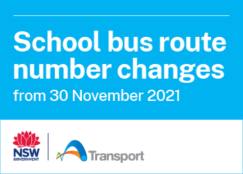 Changes to route numbers