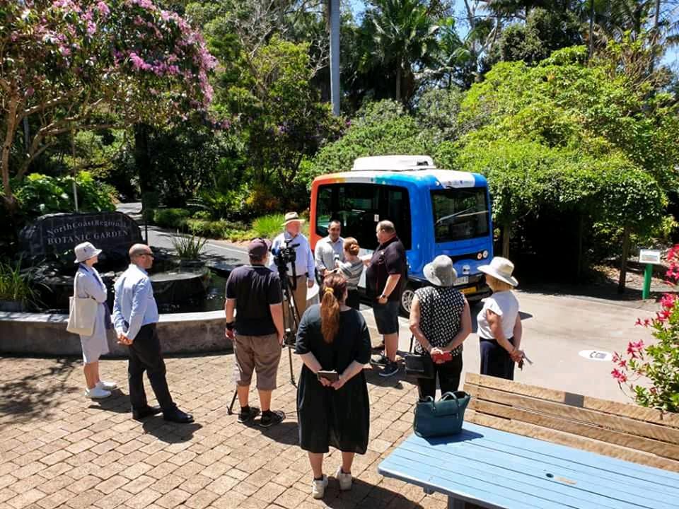 BusBot at North Coast Regional Botanic Gardens