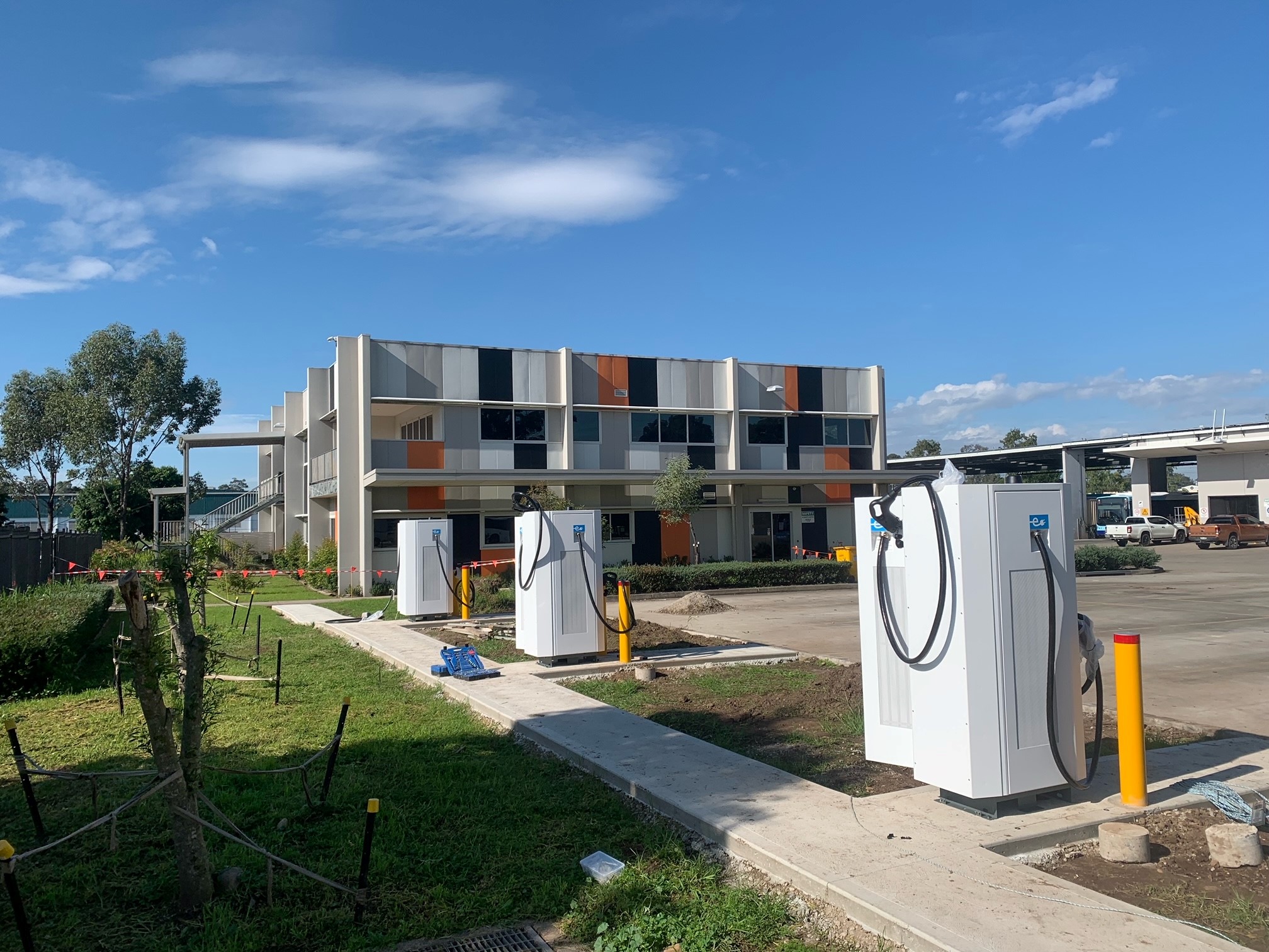 Busways Penrith Depot Battery Charging Stations