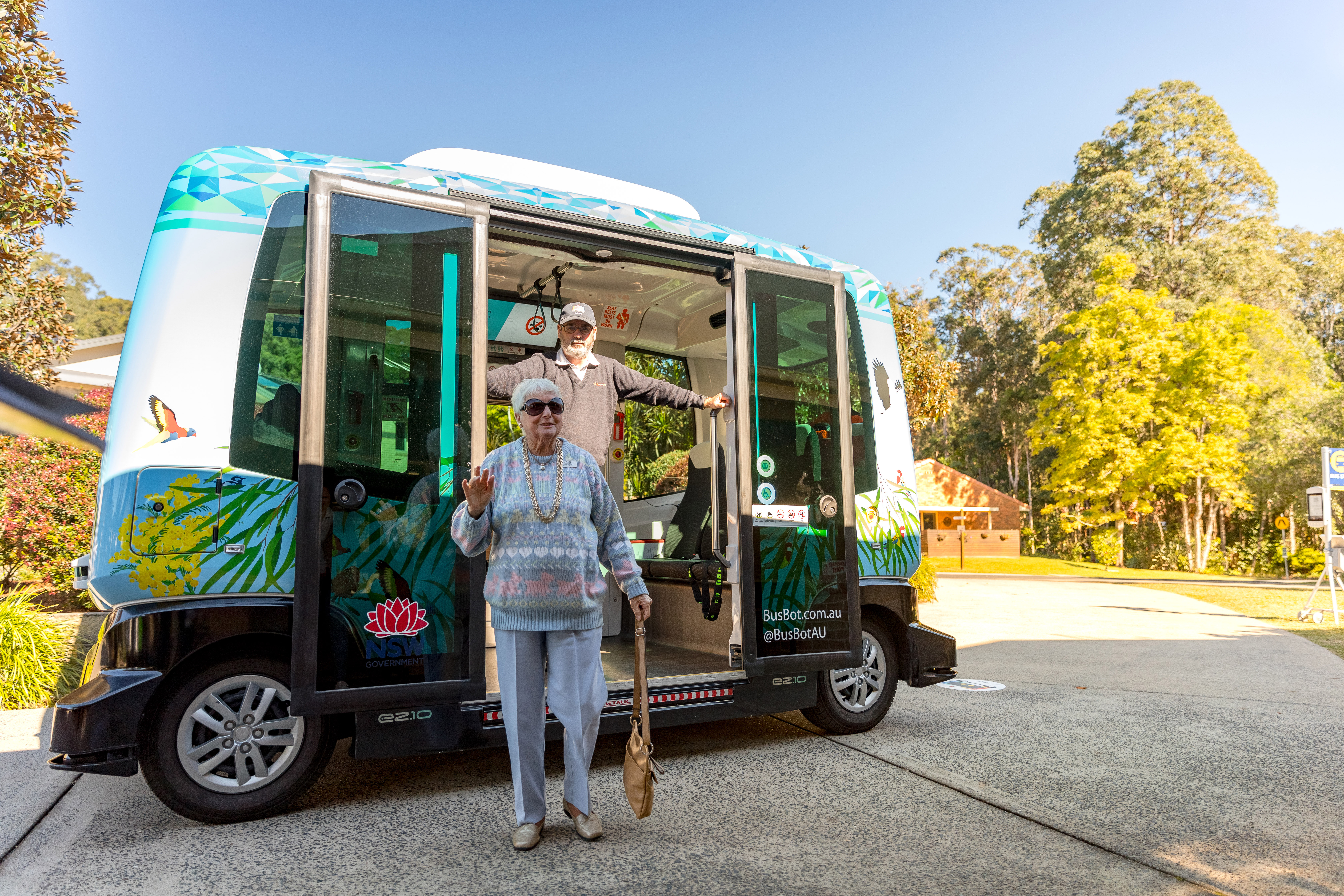 BusBot in Phase 2 of the trial in a retirement village