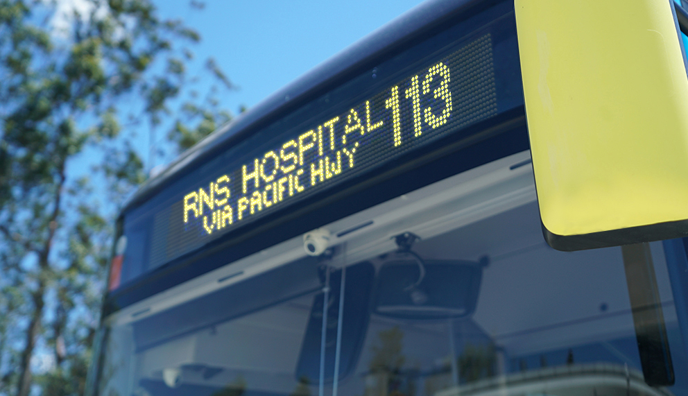 rout destination sign 113