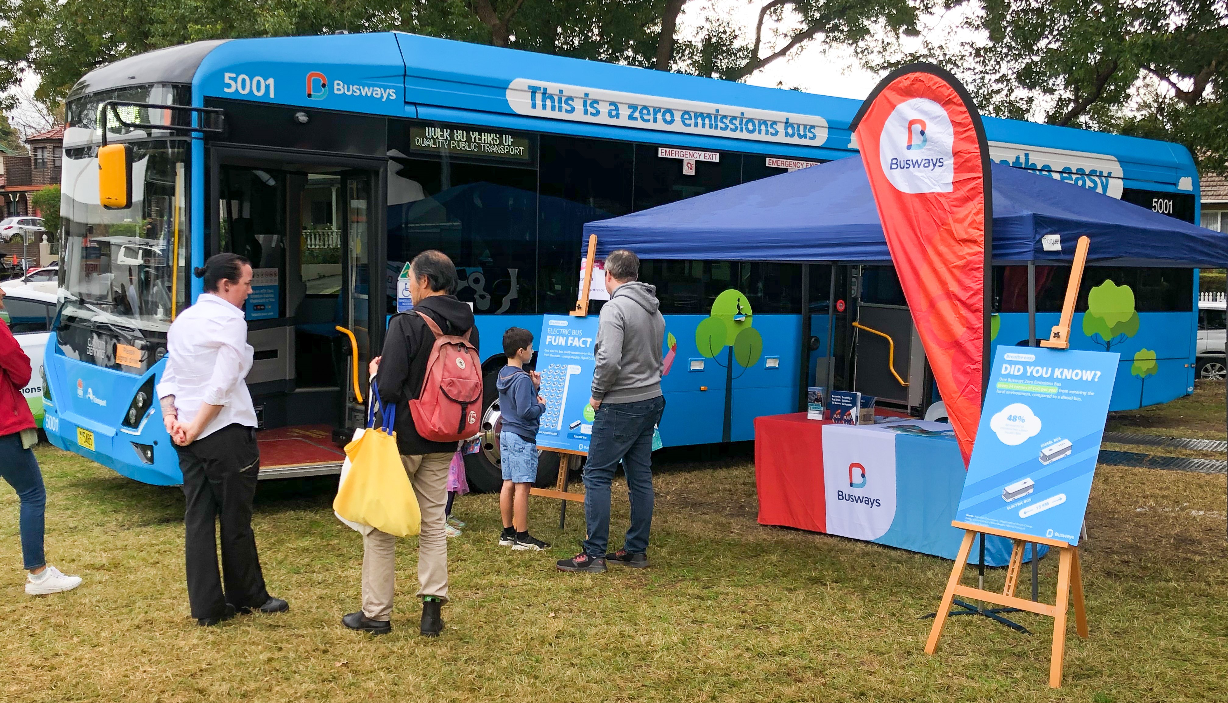 Busways at Car Free Day 2023