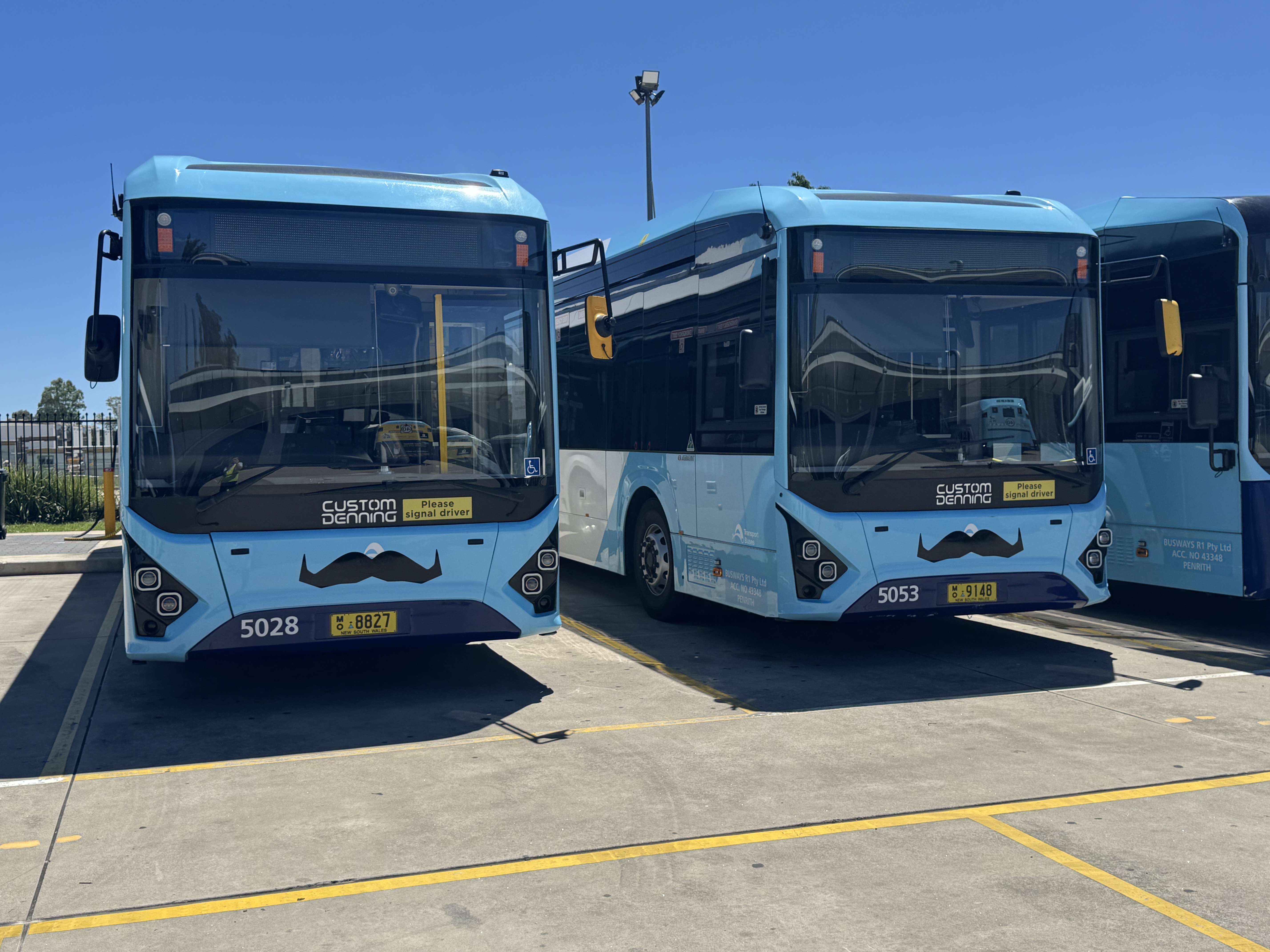 Busways bus with Movember Decal