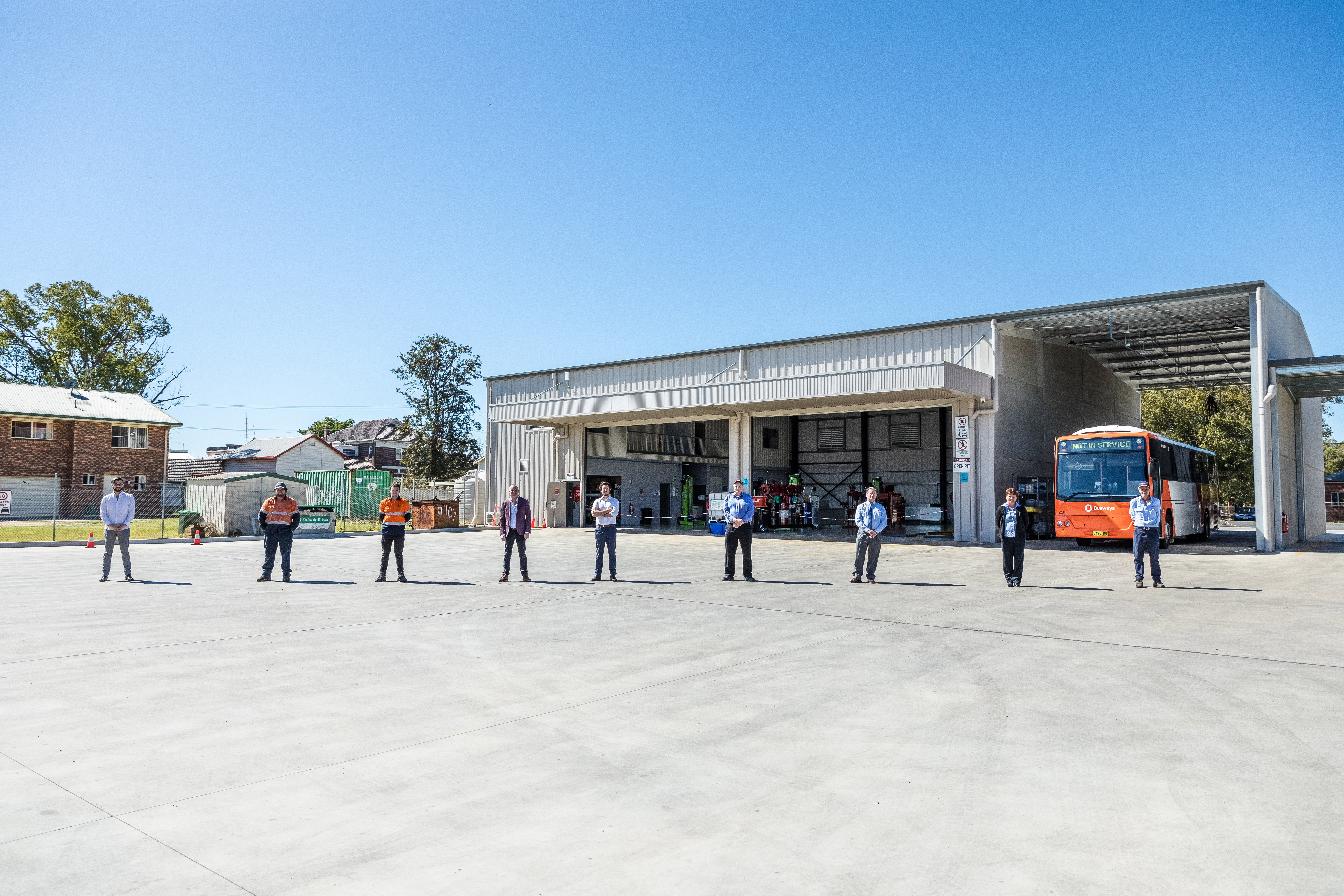 Busways' Grafton workshop is officially open