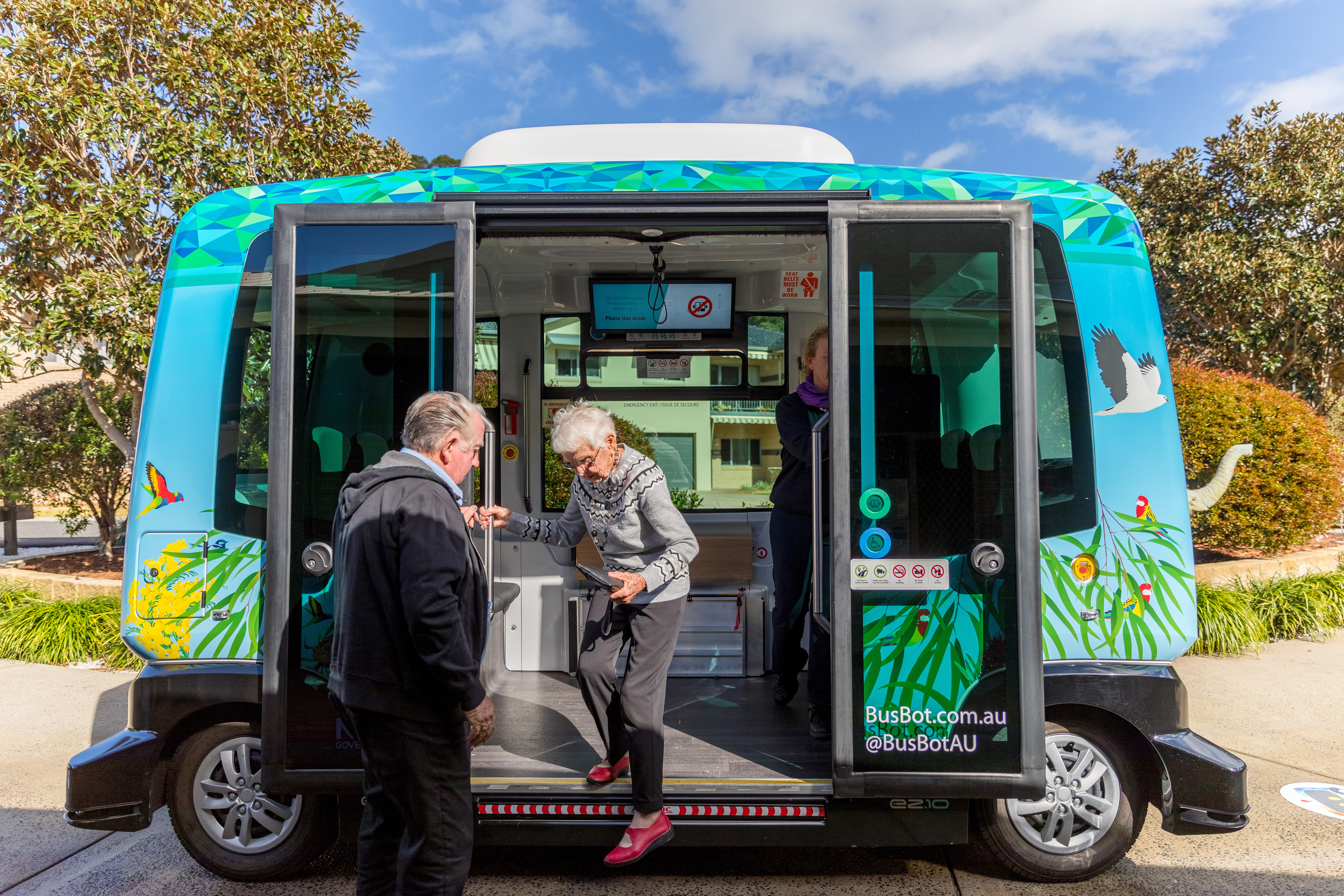 BusBot in Marian Grove Retirement Village