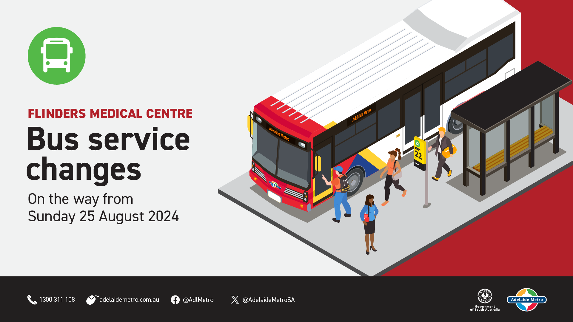 Bus Service Change Poster
