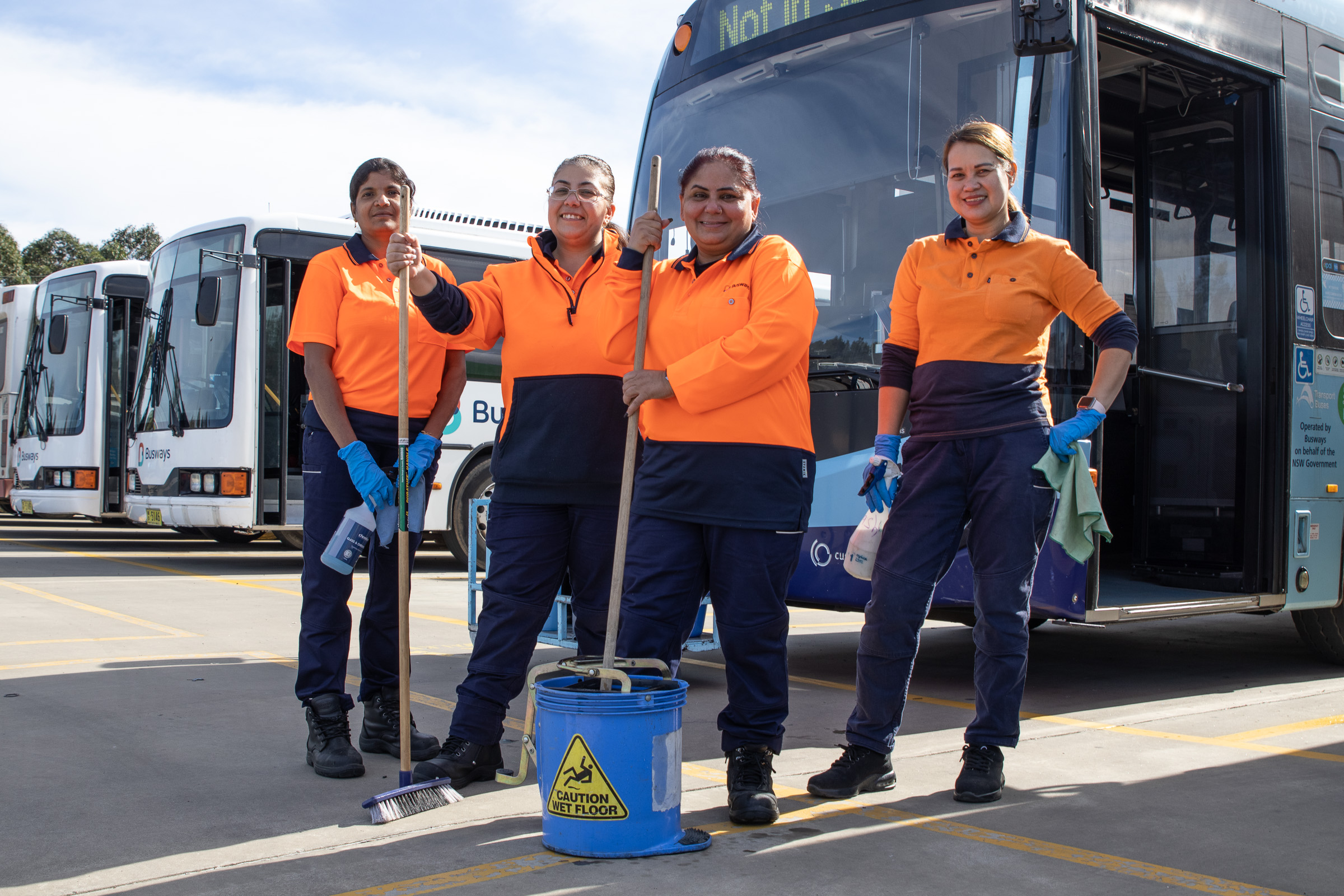 Busways Cleaning Team