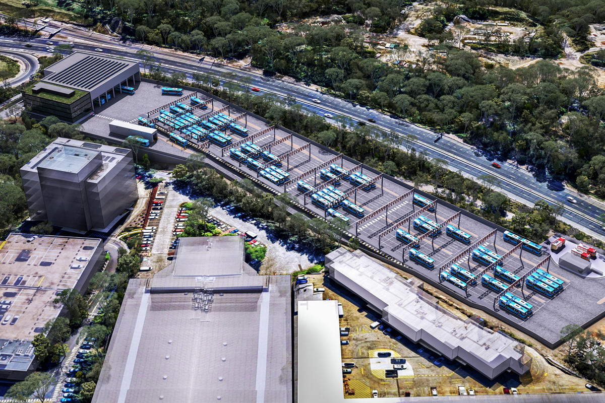 ydney’s first purpose-built electric bus depot coming to Macquarie Park Artist impression of the Macquarie Park Bus Depot
