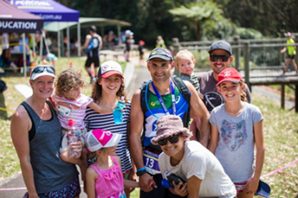 Runners at Beach to Brother event