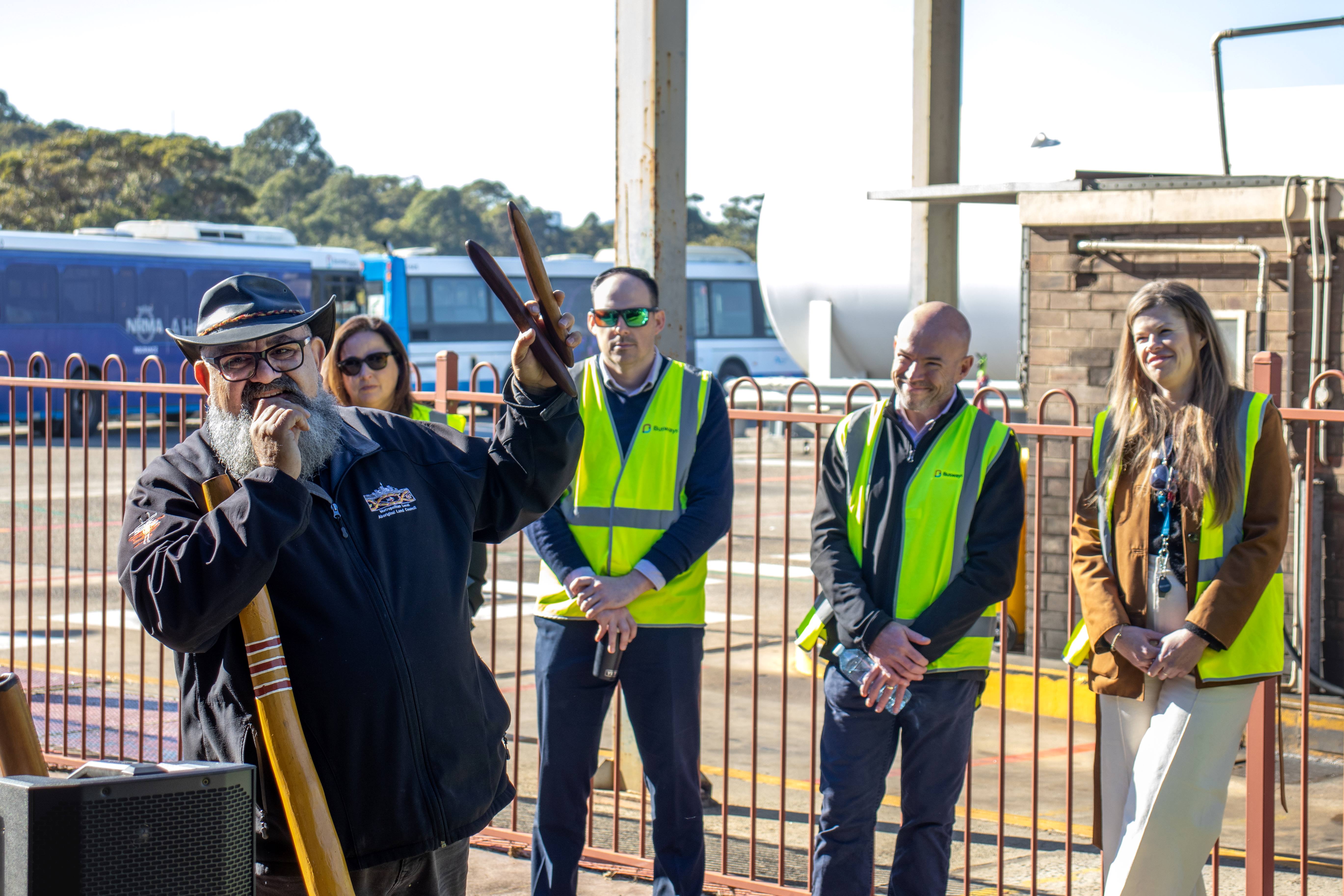 A year of learning and progress in Busways’ reconciliation efforts Ryde Welcome to Country