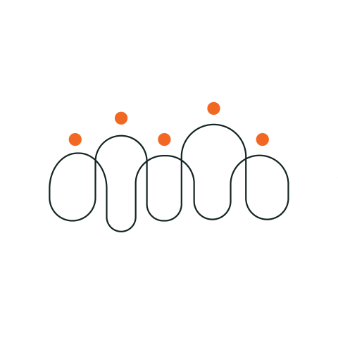 Abstract image of a team symbolising support and culture