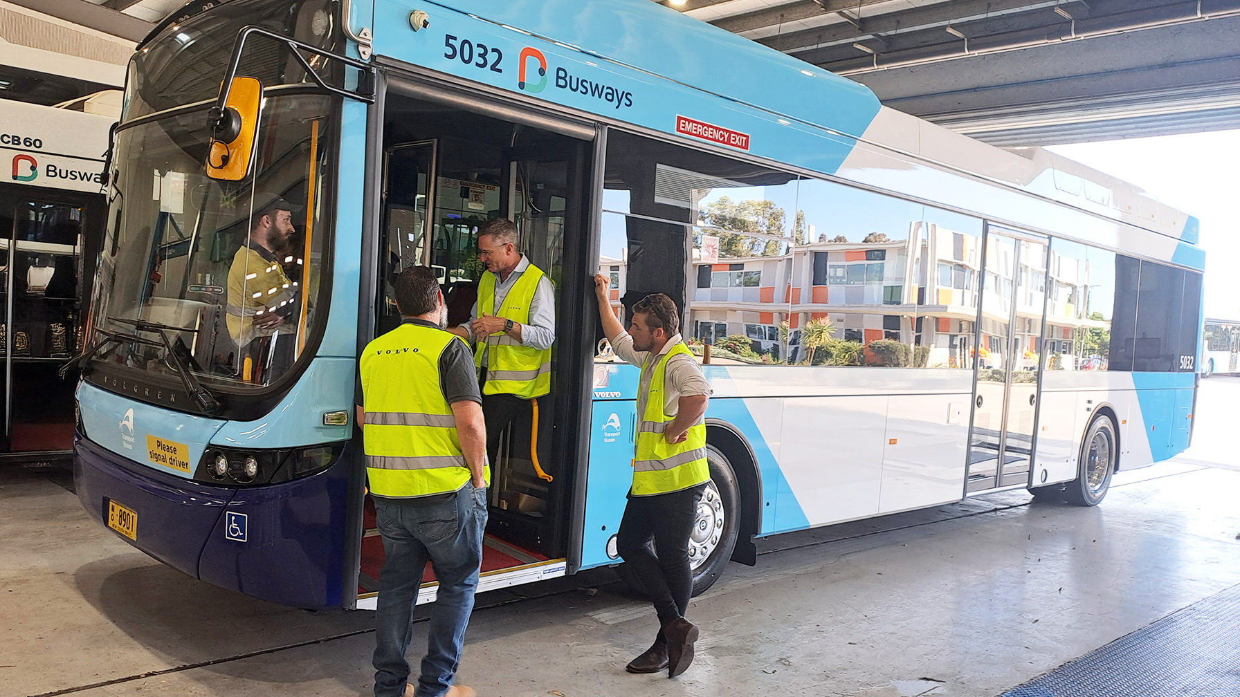 Busways' welcomes new Volvo Volgren ZEB