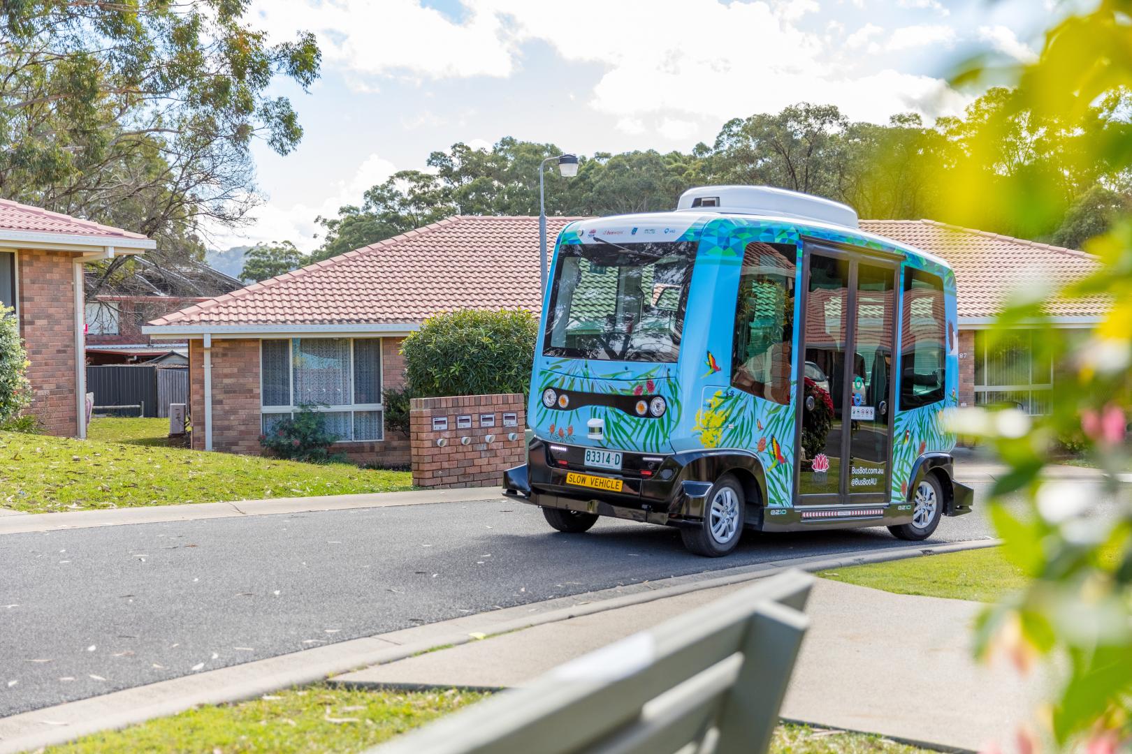 BusBot has been calling Marian Grove Retirement Village home. Photo: Mitchell Franzi