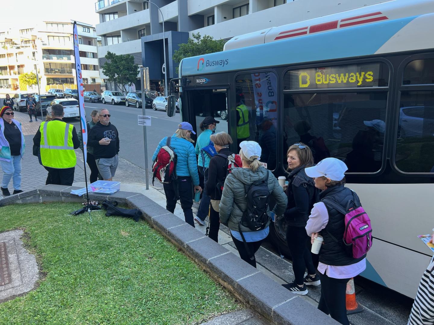 Bus customers at Terrigal