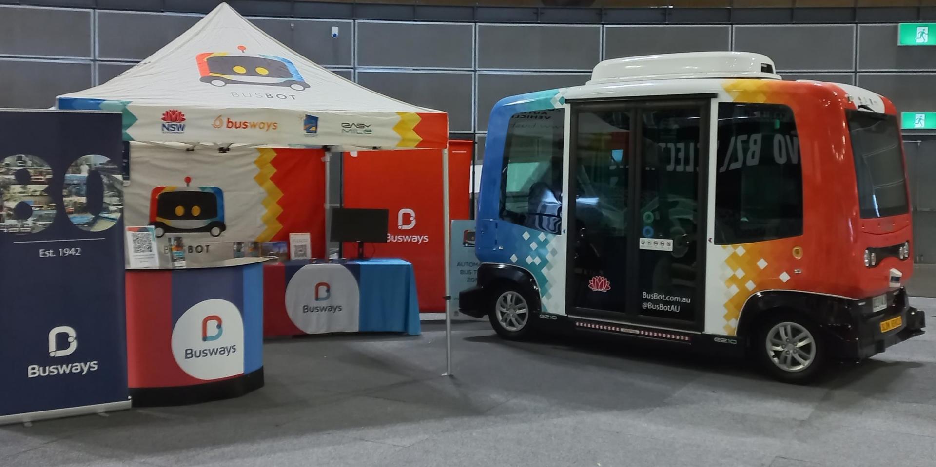 BusBot at the Australasian Bus and Coach Expo 2022