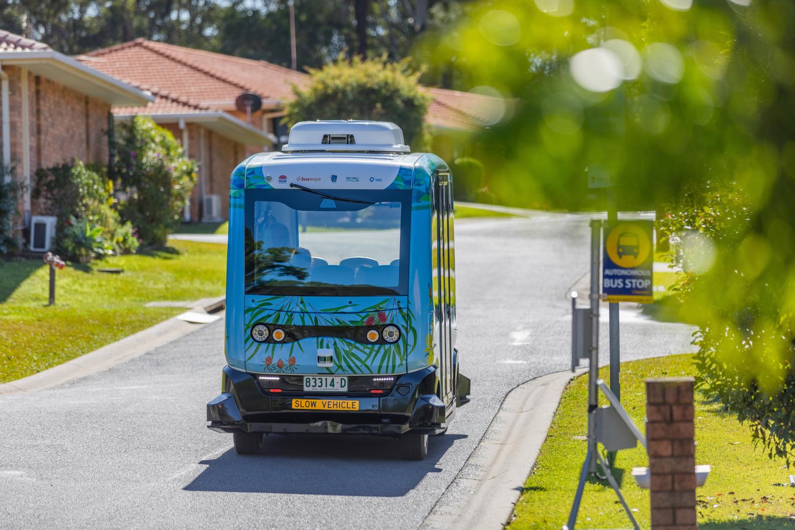 BusBot in Marian Grove Retirement Village