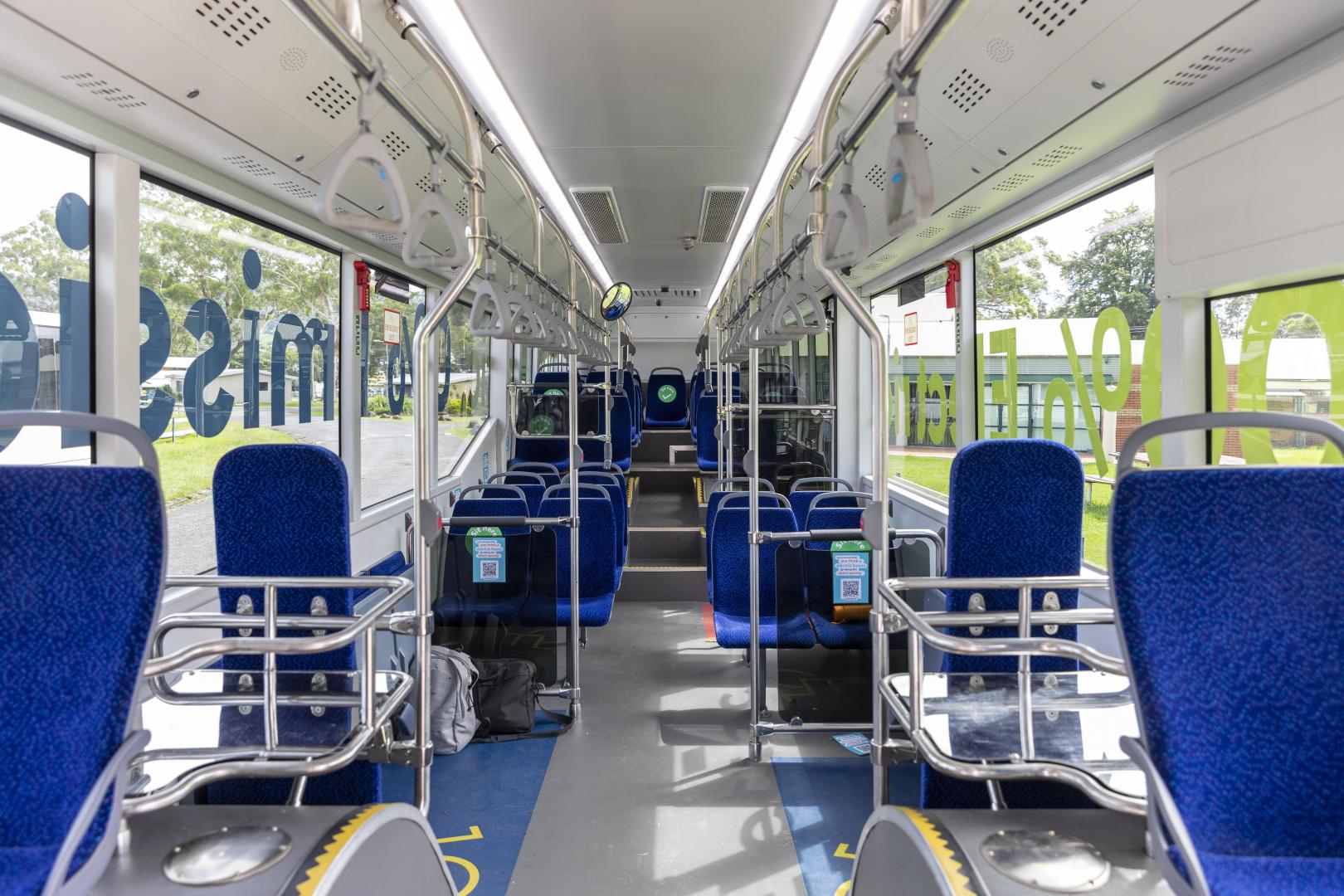 Inside the Yutong E12 Series.