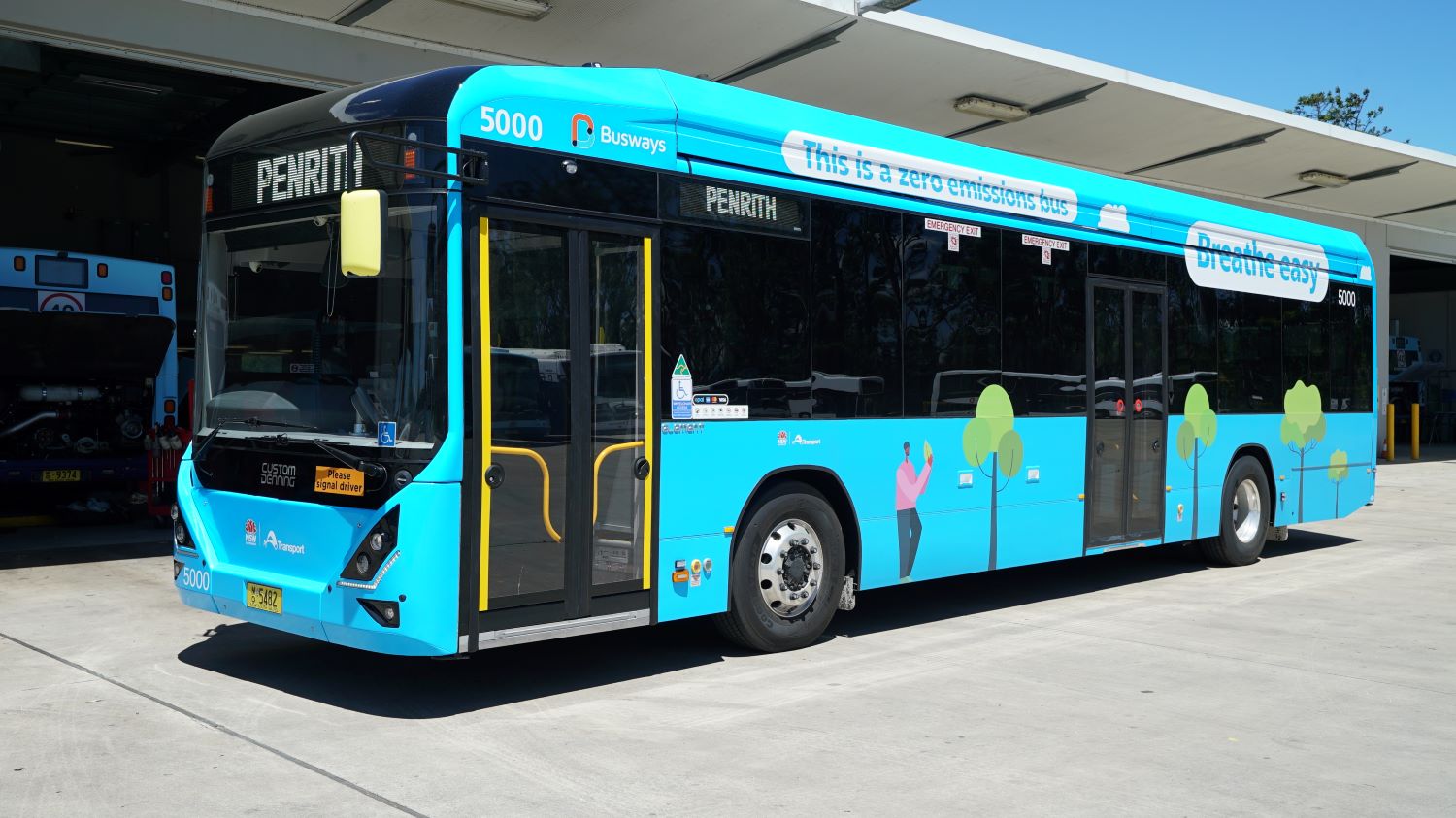 New Zero Emissions Buses will join Busways existing ZEB fleet at Penrtih