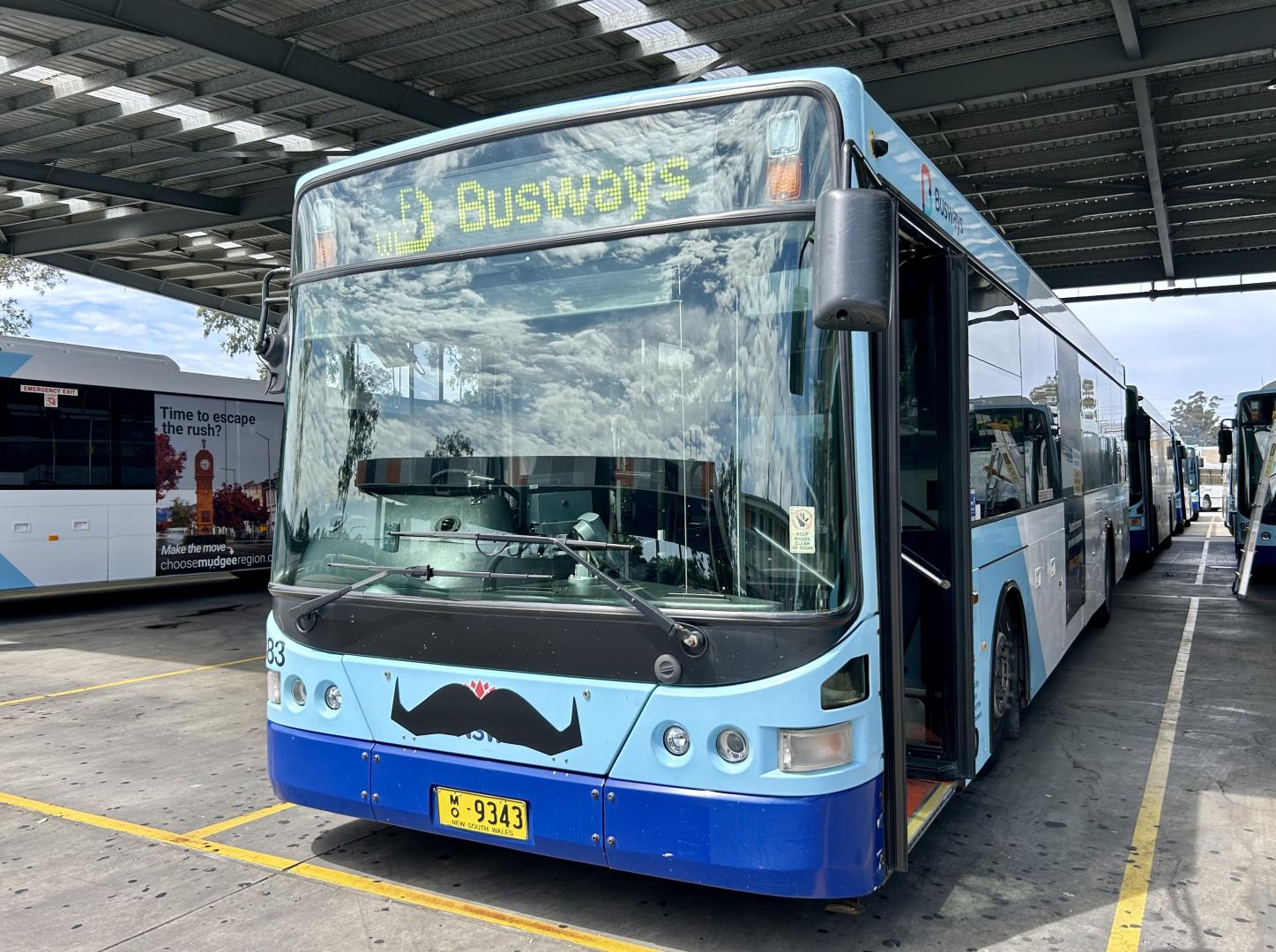 Bus with Movember 