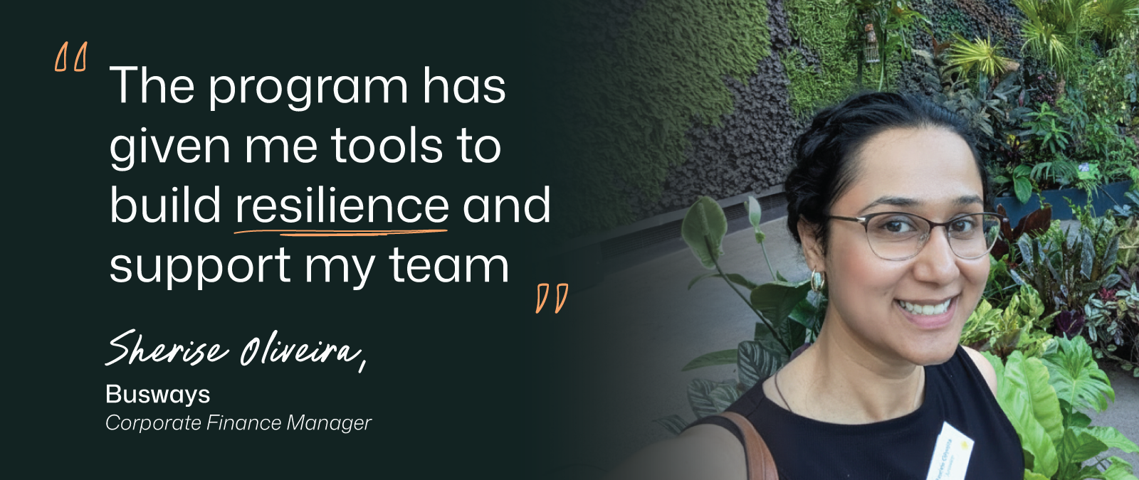 Sherise Oliveira, Corporate Finance Manager