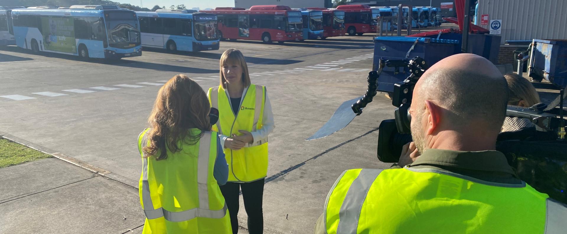 Busway’s Ryde Depot hosts NSW Transport Minister
