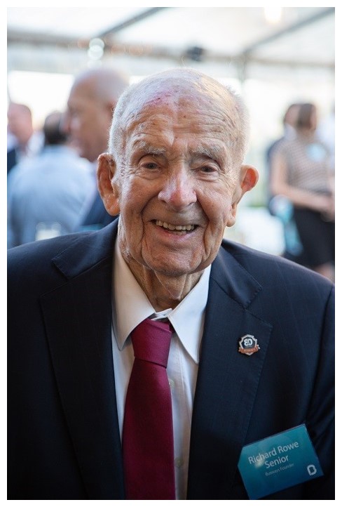 Dick Rowe enjoying the celebrations of Busways 80th anniversary of operation