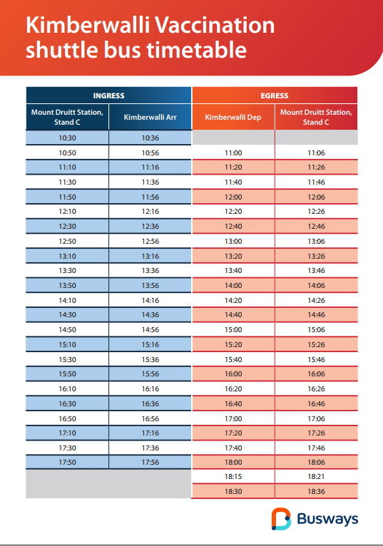 timetable